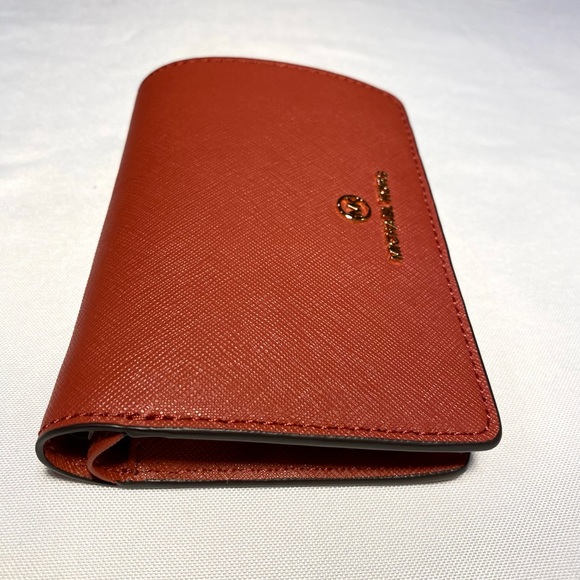 Wallet Leather Michael Kors Jet Set Charm Terracotta - Picture 10 of 13